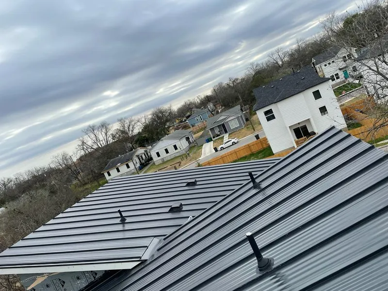 Standing seam metal roof panels with vents for Skylight Repair in Floyds Knobs